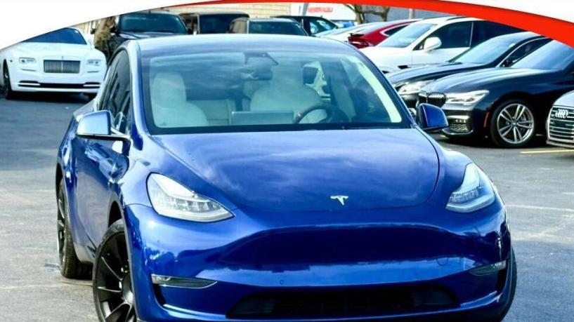 TESLA MODEL Y 2021 5YJYGDEE5MF270312 image